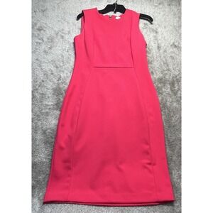 Calvin Klein Hot Pink sheath dress Sz 10 workwear‎ READ